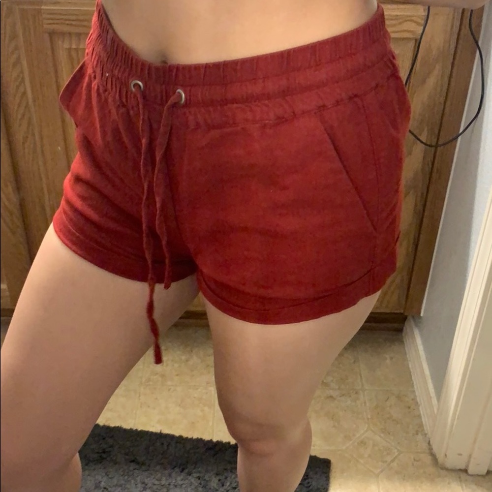 Red shorts